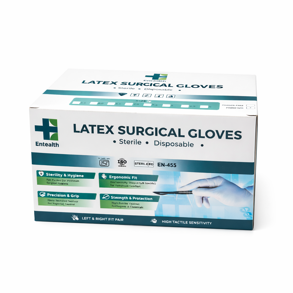 Latex Surgical Gloves - Powdered (Size 7) - Image 2