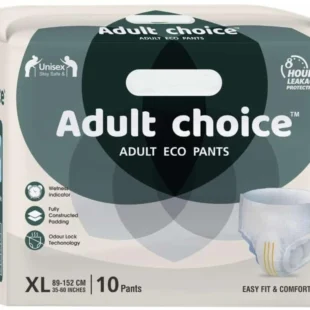 ADULT CHOICE Unisex Adult Pants – Pack of 10 Pcs | Size : (XL)