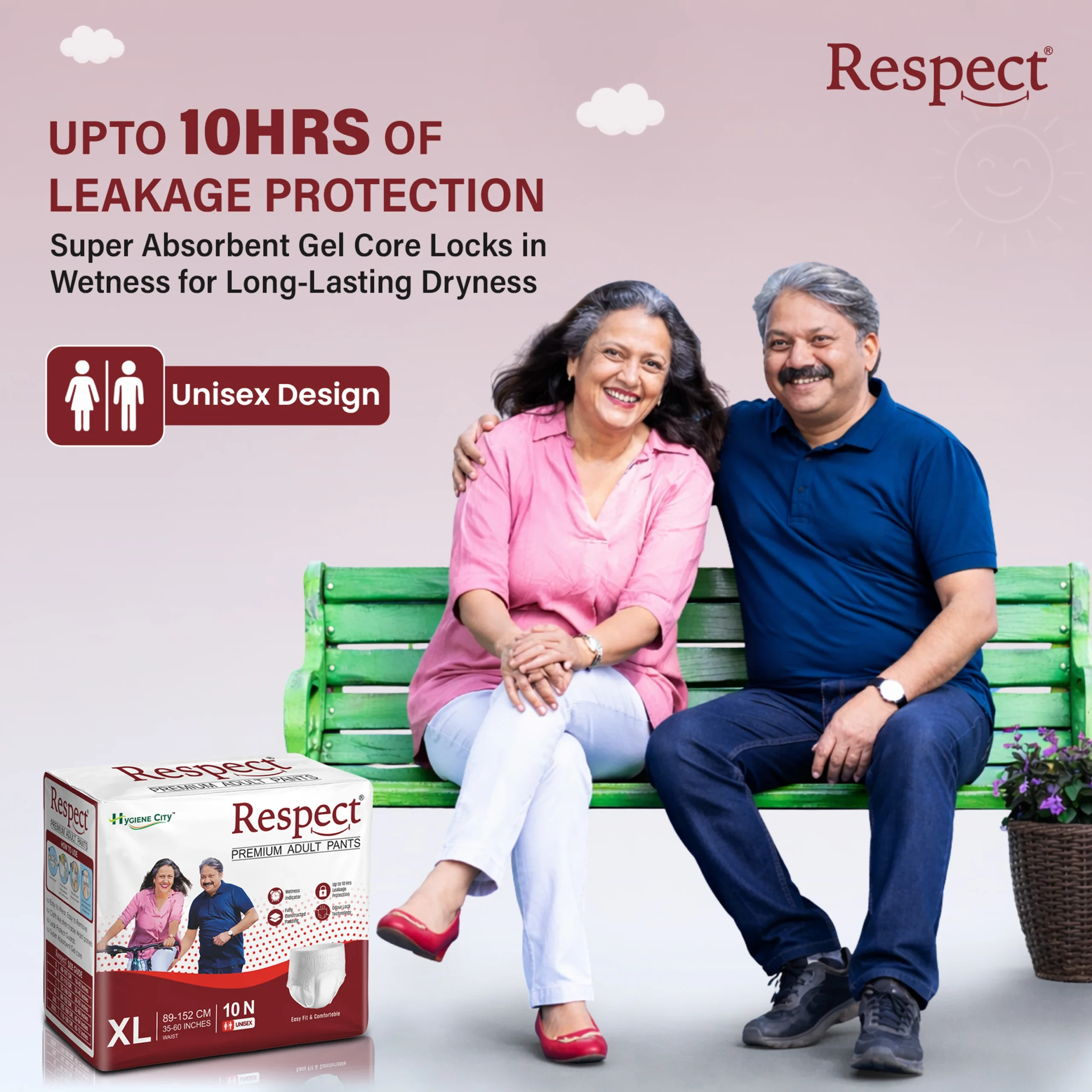 RESPECT Unisex Adult Pants – Pack of 10 Pcs | Size : (XL) - Image 3