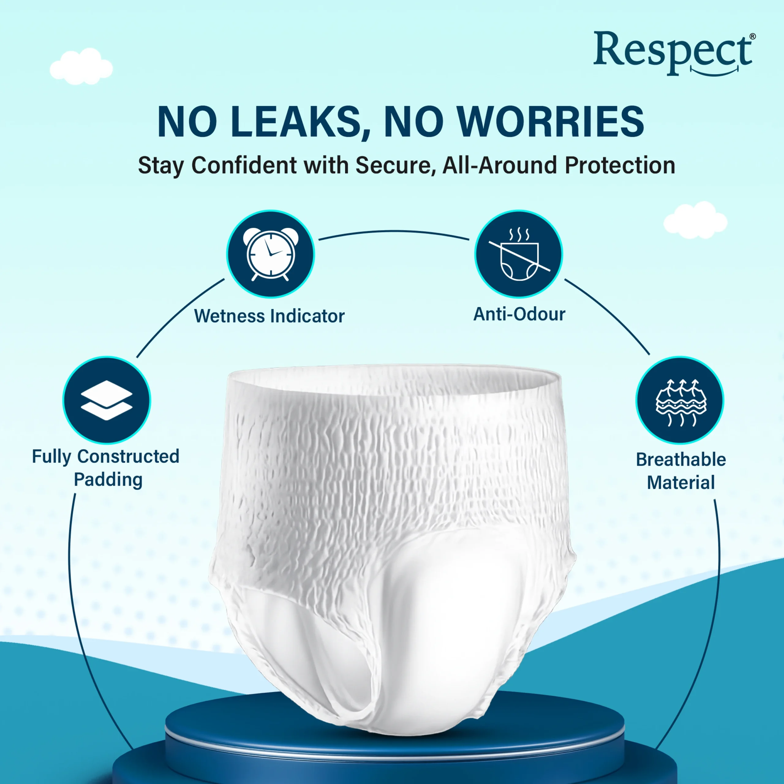 RESPECT Unisex Adult Pants – Pack of 10 Pcs | Size : (L) - Image 4