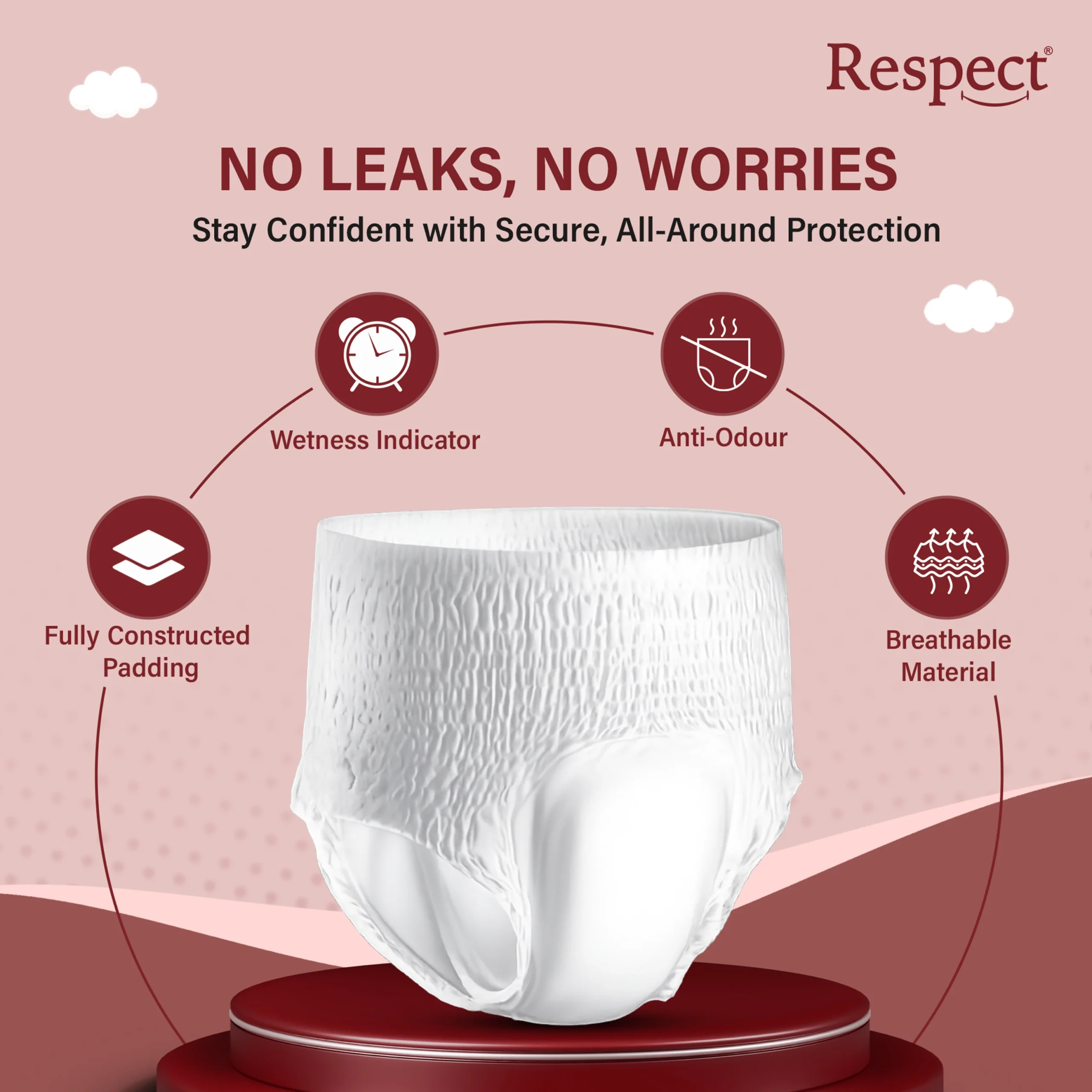 RESPECT Unisex Adult Pants – Pack of 10 Pcs | Size : (XL) - Image 4
