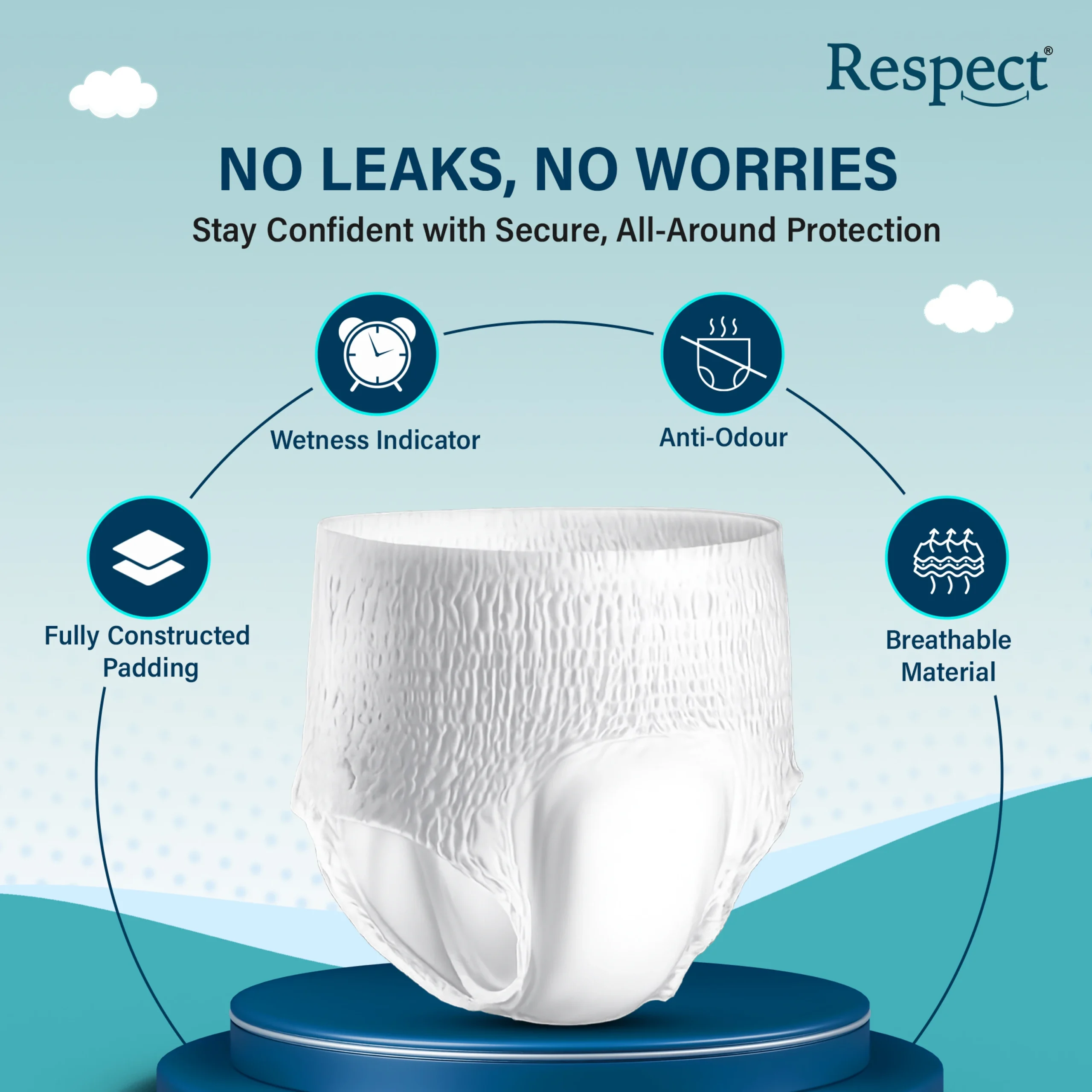 RESPECT Unisex Adult Pants – Pack of 10 Pcs | Size : (XXXL) - Image 4