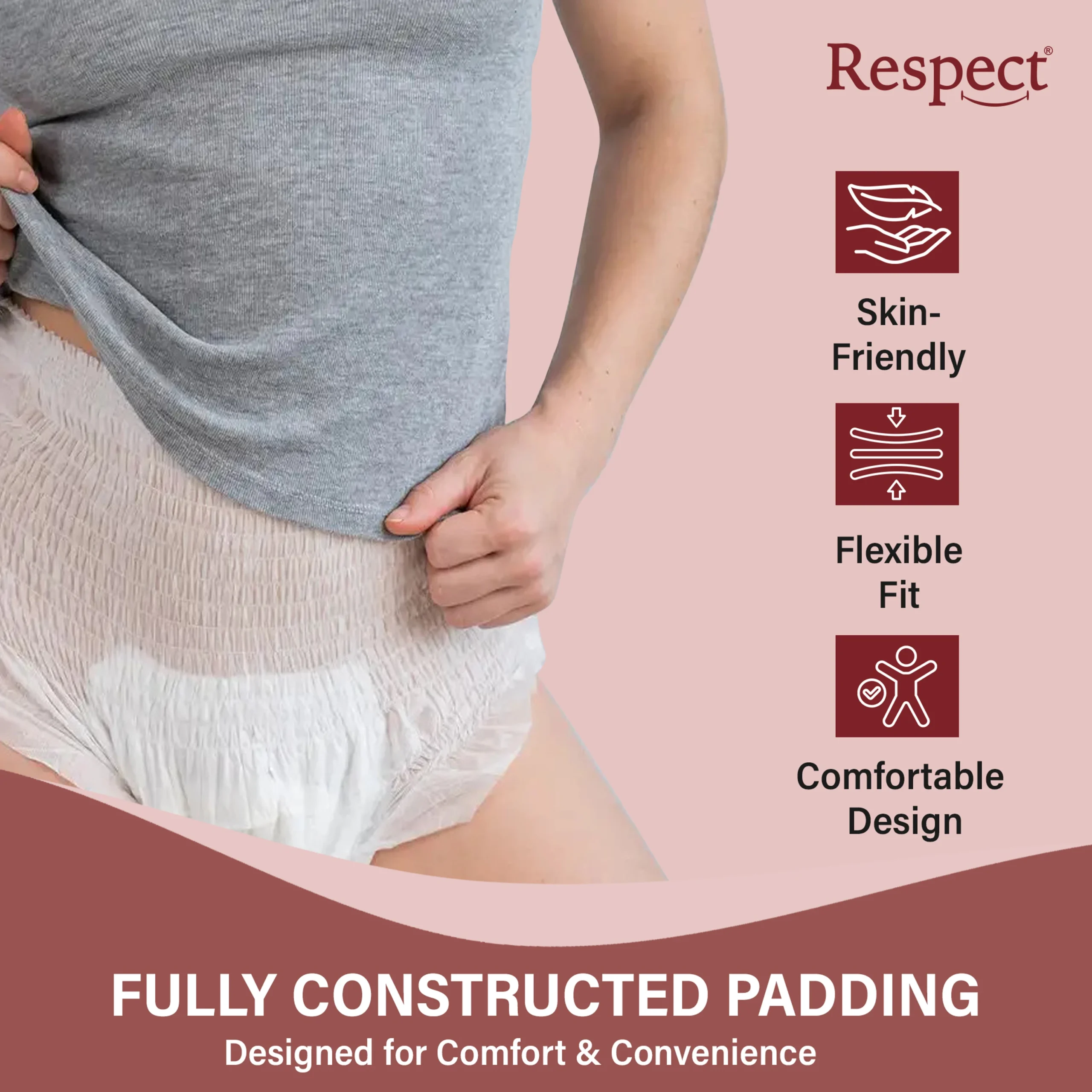 RESPECT Unisex Adult Pants – Pack of 10 Pcs | Size : (XL) - Image 5