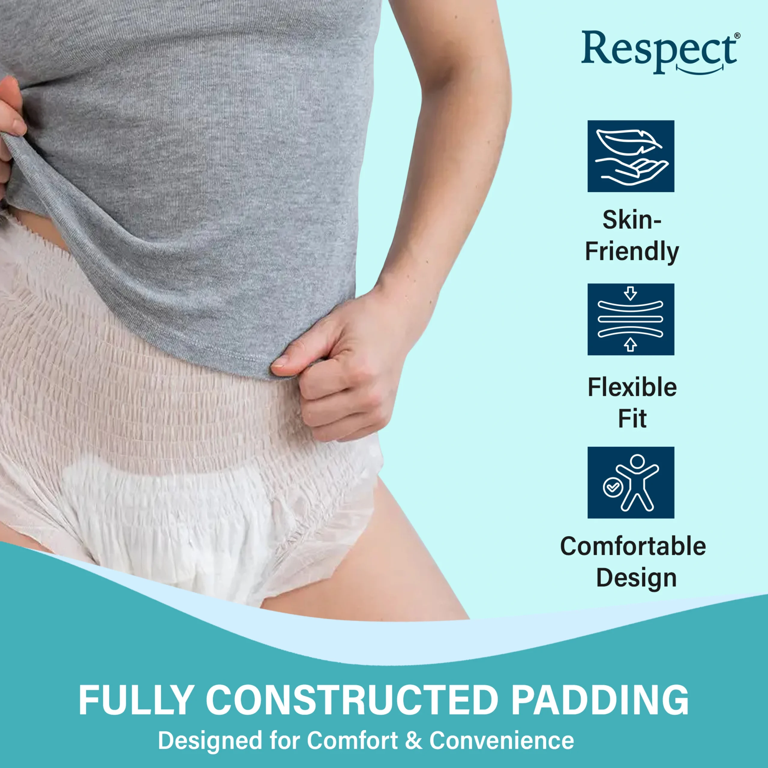 RESPECT Unisex Adult Pants – Pack of 10 Pcs | Size : (XXXL) - Image 5