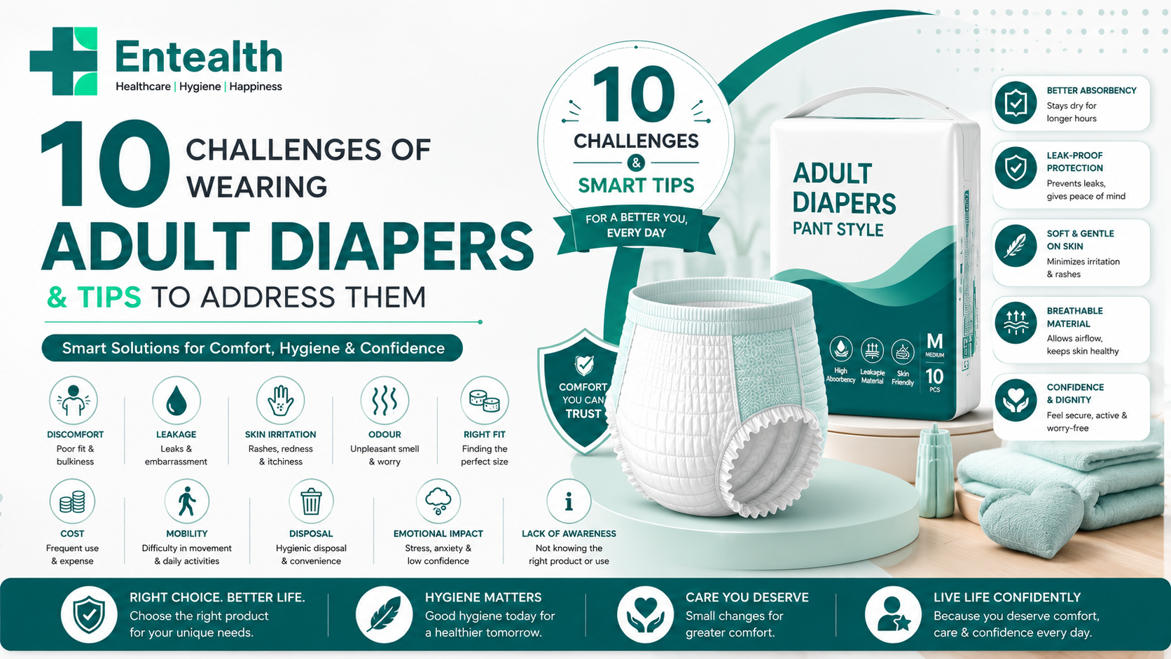 10 Challenges of Wearing Adult Diapers & Tips to Address Them