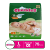 Cheekies Baby Diaper Pants with 12-Hr Dryness | 3x Fast Absorption | Anti-Rash Protection | L (9 - 14 kg | 75 Pcs)