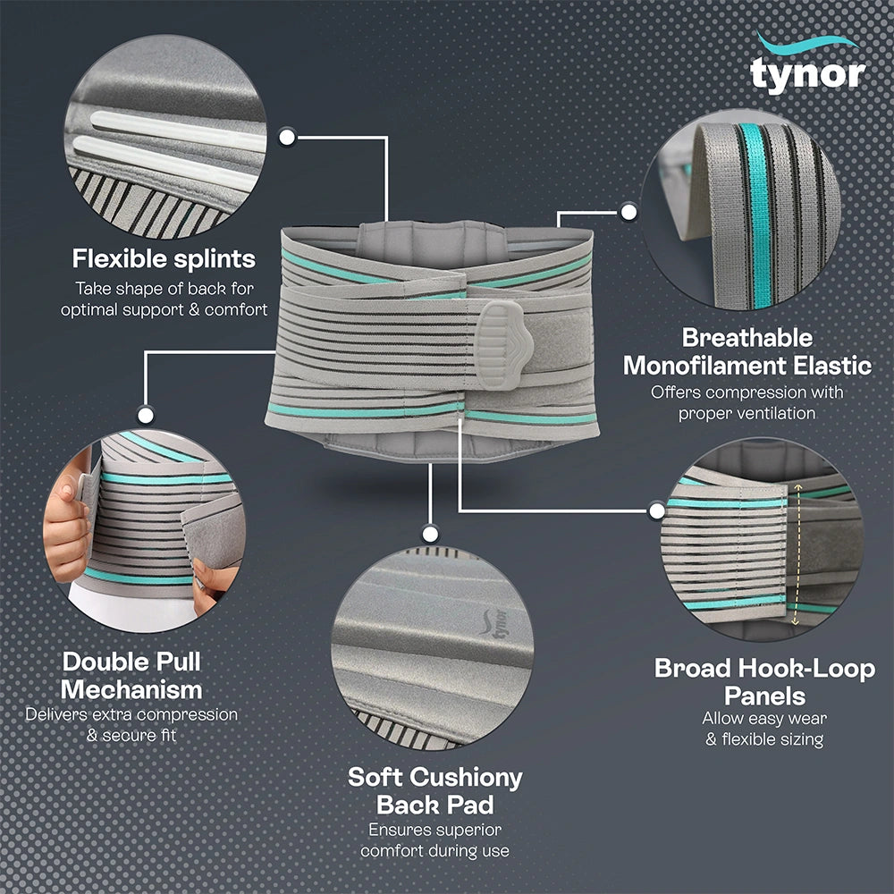 Tynor Lumbo Sacral Belt | LS Belt - Lower Back Support (M) - Image 3