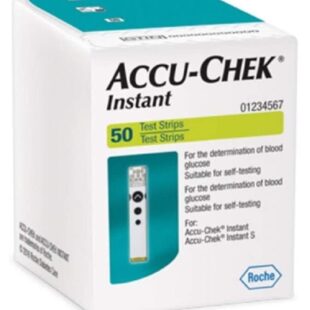 Accu-Chek Instant Test Strips | Compatible with Accu-Chek Instant / Instant S Meter (Pack of 50)
