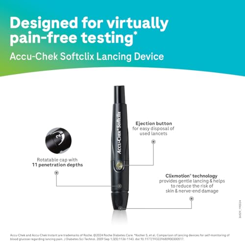 Accu-Chek Instant S Blood Glucose Glucometer Kit with 10 Test Strips, 10 Lancets & Lancing Device - Image 6