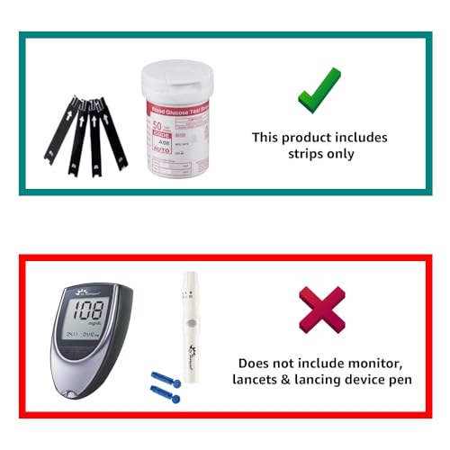 Dr. Morepen GlucoOne BG-03 Blood Glucose Test Strips | Strips Only, No Glucometer (Pack of 50) - Image 2