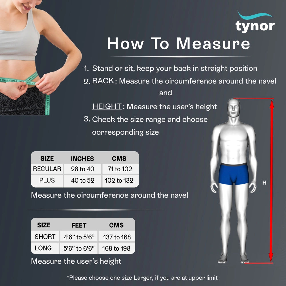Tynor Long Taylor Brace - Spinal Support & Immobilization (Universal) - Image 4