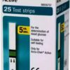 Accu-Chek Active Test Strips - Pack of 25 (Compatible with Accu-Chek Active Meter)
