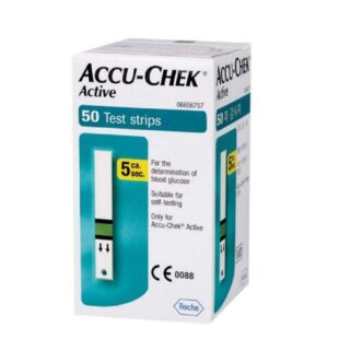 Accu-Chek Active Test Strips - Pack of 50 (Compatible with Accu-Chek Active Meter)