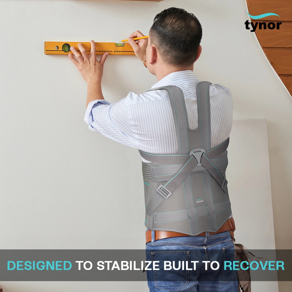 Tynor Long Taylor Brace - Spinal Support & Immobilization (Universal) - Image 5