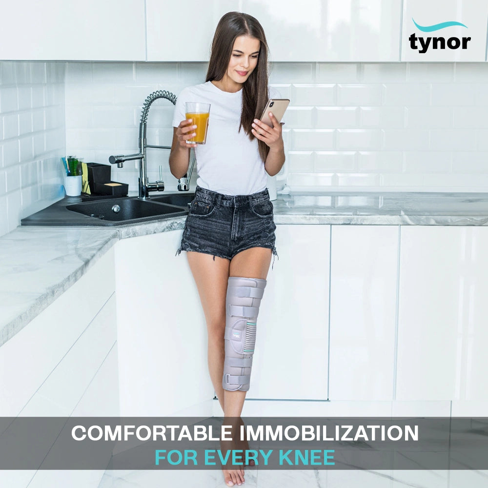 Tynor 19 Inches Knee Splint - Extended Knee Stabilizer (L) - Image 6