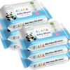 Klara Baby Wet Wipes without LID | Aloe Vera, 99% Pure Water & Rash-Free | 72 Wipes (Pack of 6)