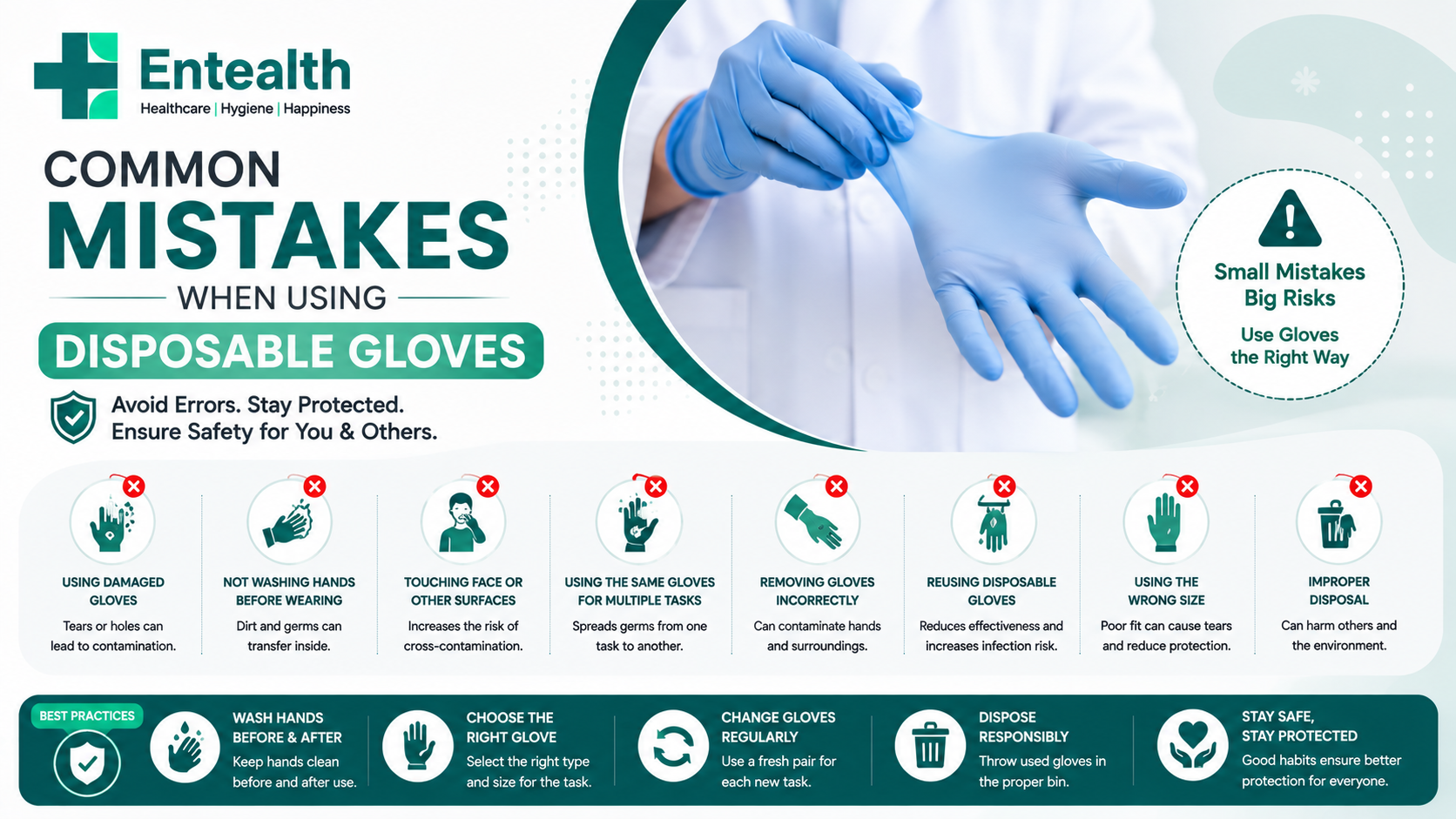 Common Mistakes When Using Disposable Gloves