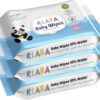 Klara Baby Wet Wipes with LID | Aloe Vera, 99% Pure Water & Rash-Free | 72 Wipes (Pack of 3)