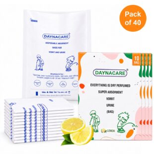 Daynacare Lemon Paper Vomit Bags (Pack of 40)