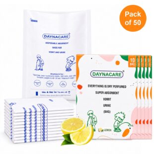 Daynacare Lemon Paper Vomit Bags (Pack of 50)