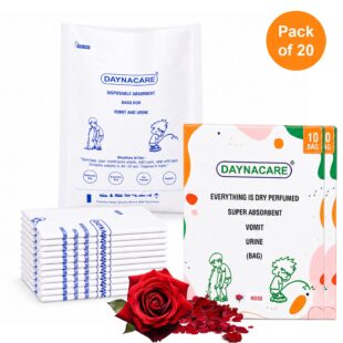 Daynacare Rose Paper Vomit Bags (Pack of 20)