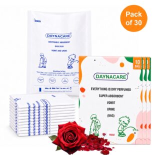 Daynacare Rose Paper Vomit Bags (Pack of 30)