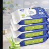 Babify Baby Wet Wipes with LID | Aloe Vera & 99% Water | Rash Free - 72 Wipes (Pack of 4)