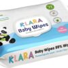 Klara Baby Wet Wipes with LID | Aloe Vera, 99% Pure Water & Rash-Free | 72 Wipes (Pack of 1)