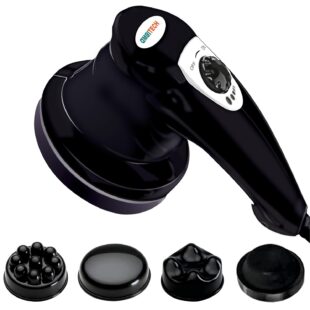 AmbiTech Premium Personal Body Massager — Handheld, Multi-Attachment