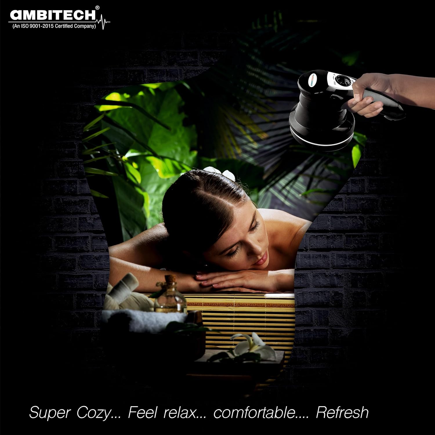 AmbiTech Premium Personal Body Massager — Handheld, Multi-Attachment - Image 6