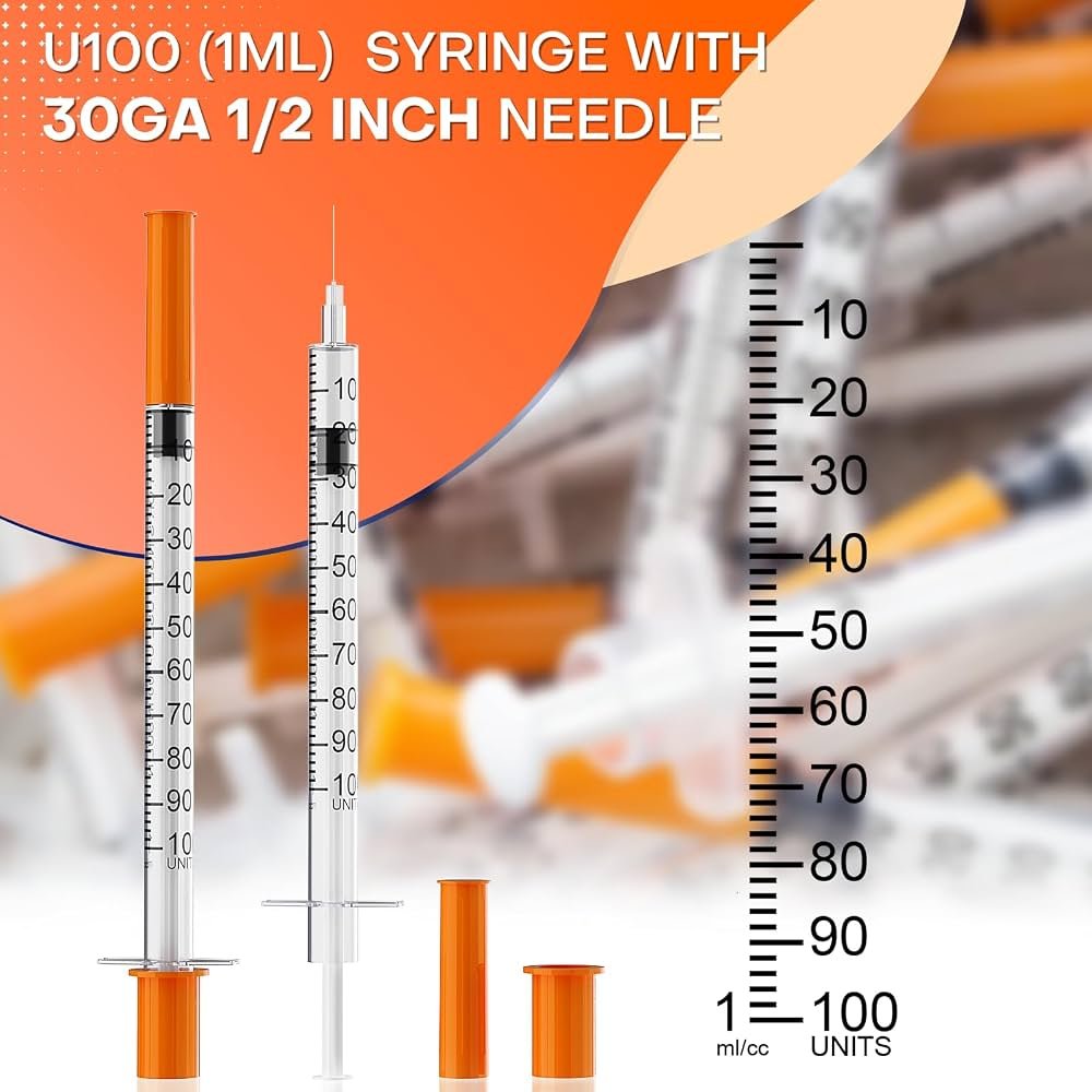 BD U-100 Insulin Syringe with Micro-Fine Needle – 1ML Pack of 100 - Image 7