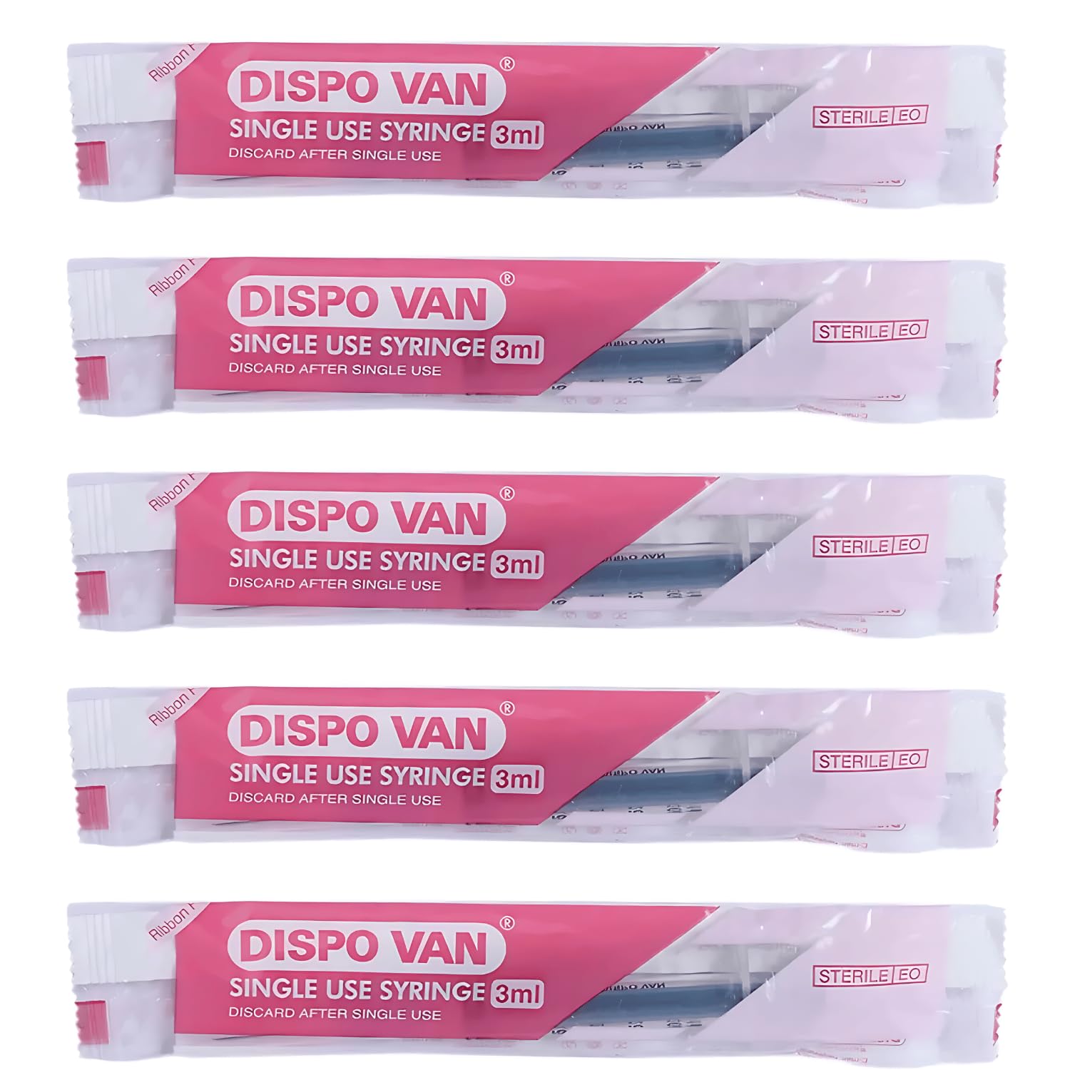 HMD Dispovan 3ml Disposable Syringe with 24G x 1 Inch Needle – Pack of 100 - Image 5