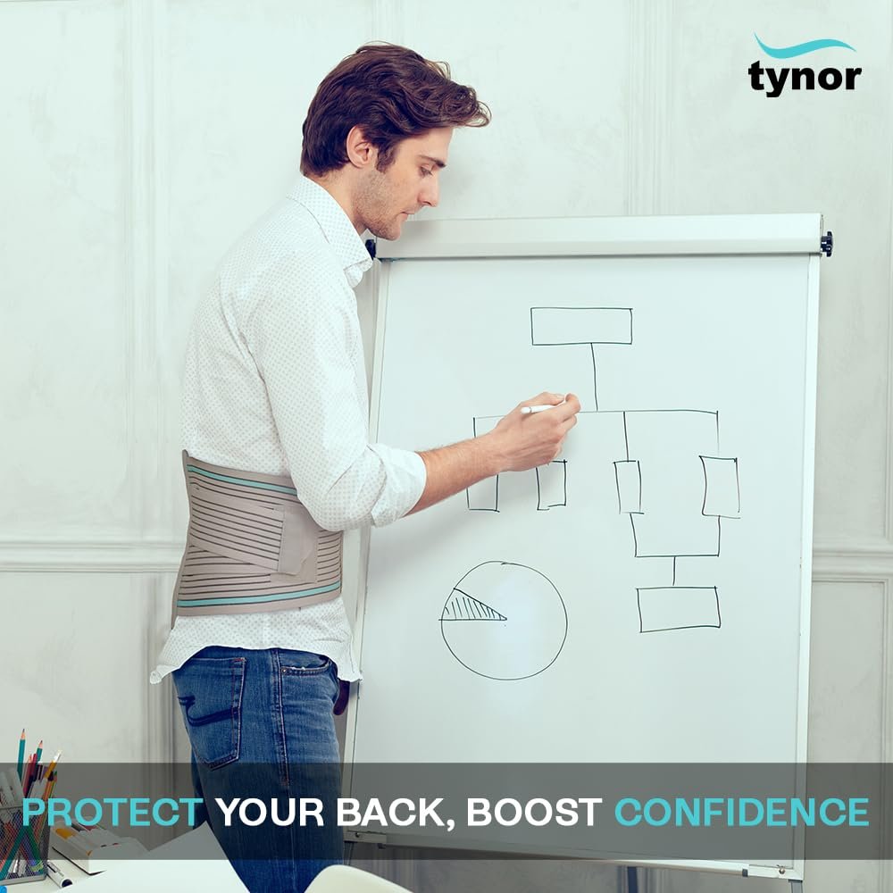 Tynor Contoured LS Belt – Lumbo-Sacral Lower Back Support A07 (M) - Image 5