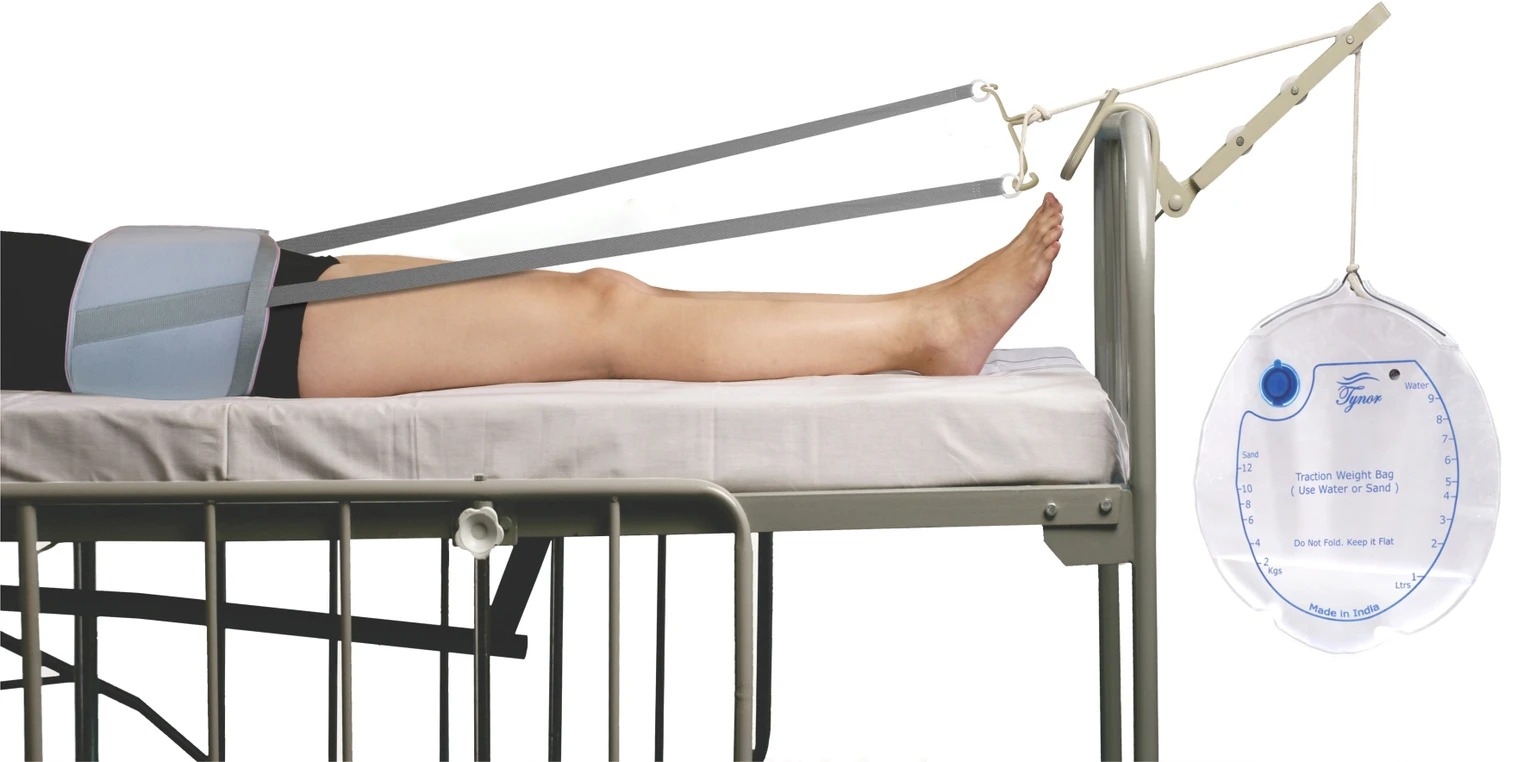 Tynor Pelvic Traction Kit with Weight Bag – Lower Back Traction Therapy G24 (M) - Image 2