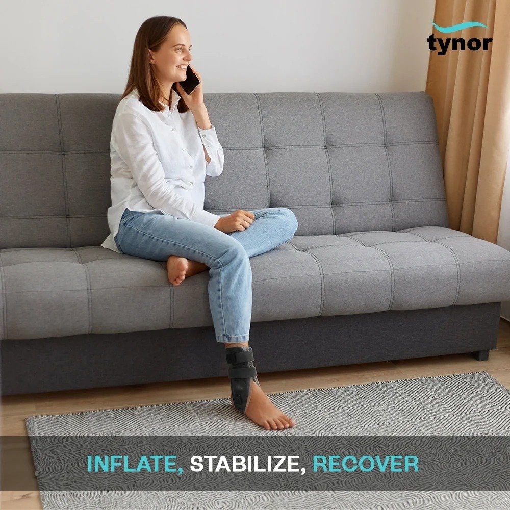 Tynor Ankle Splint – Rigid Support for Sprains & Post-Injury Immobilisation D40 (Universal) - Image 6