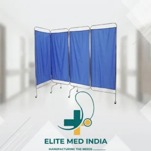Elite Med India – Bedside Privacy Screen, 4 Panels (SSPL584)
