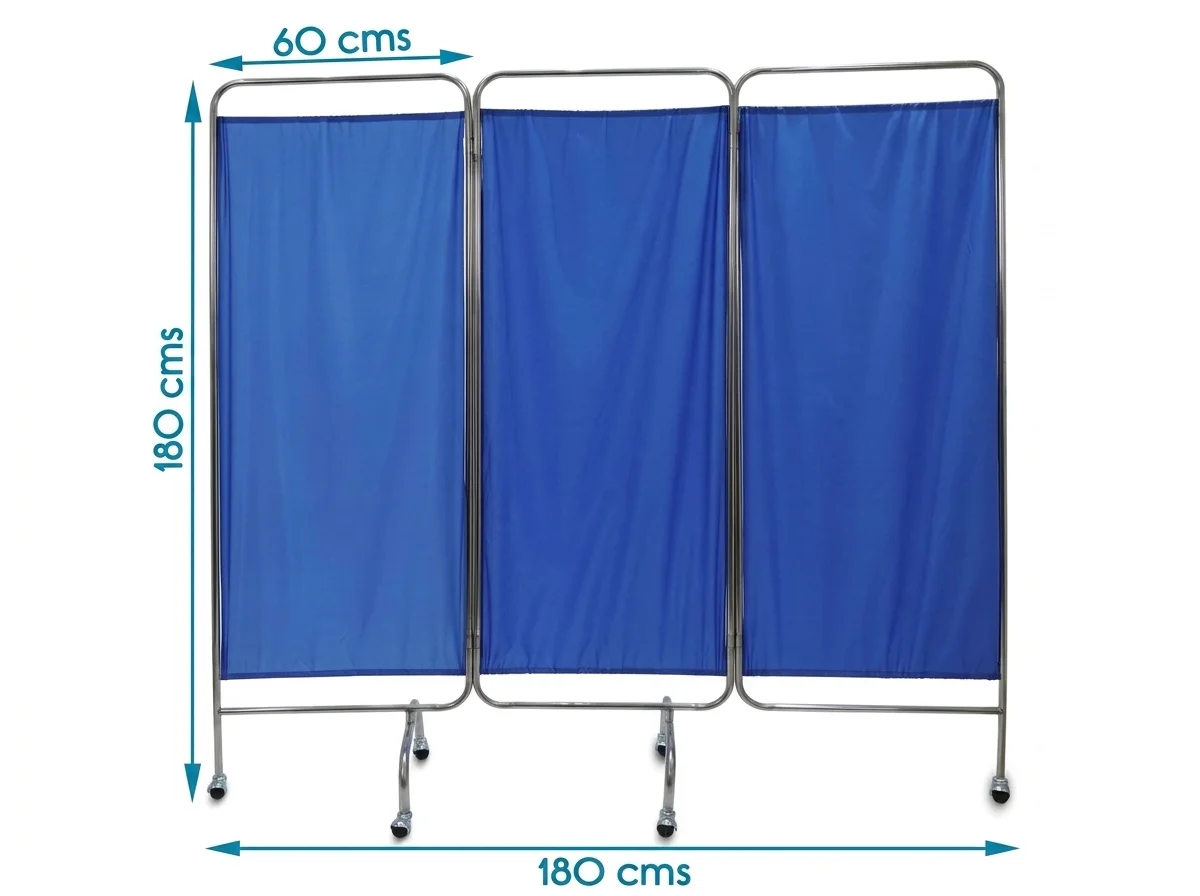 Elite Med India – Bedside Privacy Screen, 3 Panels (SSPL583) - Image 3