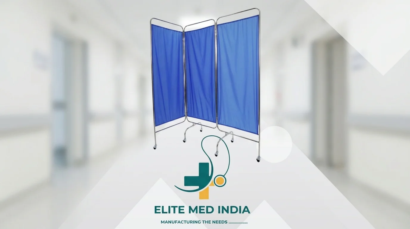 Elite Med India – Bedside Privacy Screen, 3 Panels (SSPL583)